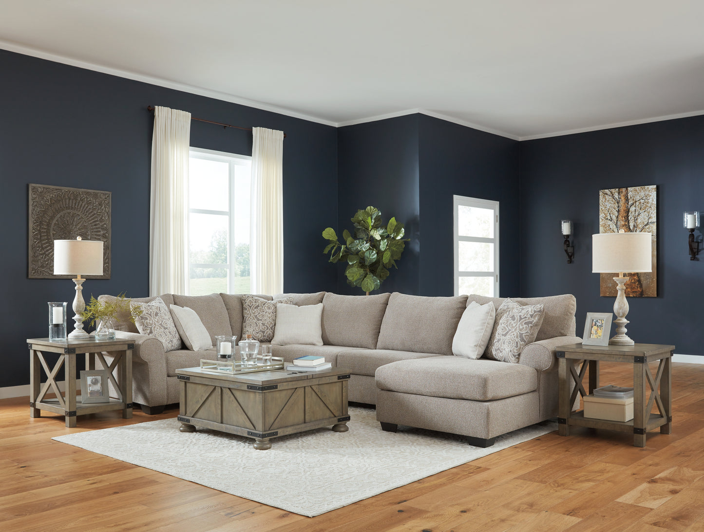 Baranello 3-Piece Sectional with Chaise