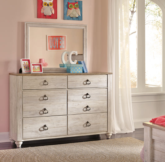 Willowton Dresser and Mirror