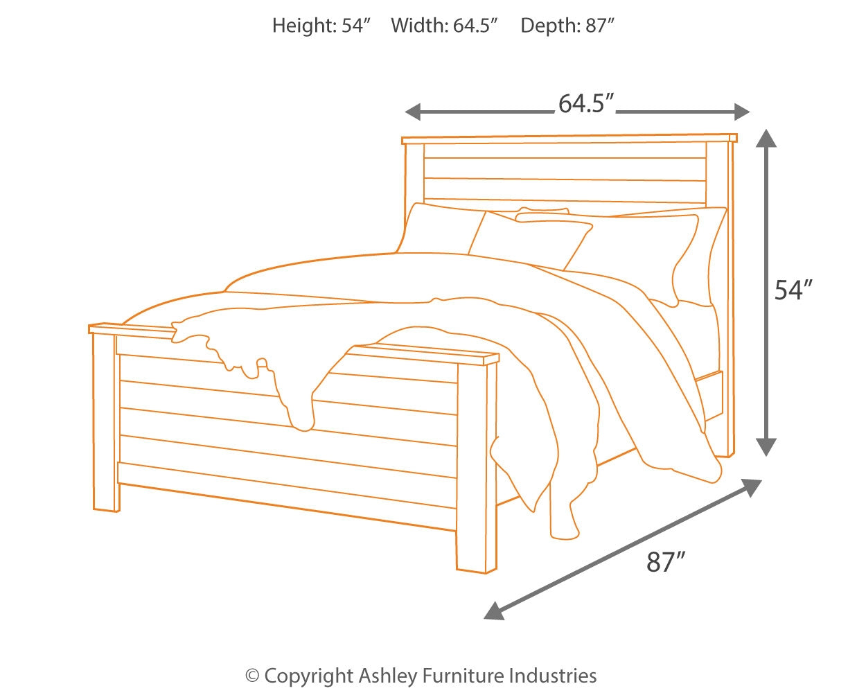 Willowton Queen Panel Bed