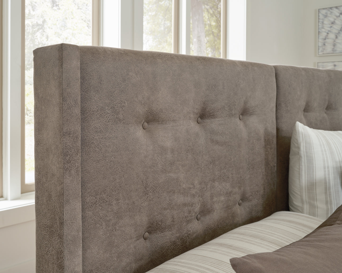 Wittland California King Upholstered Panel Bed