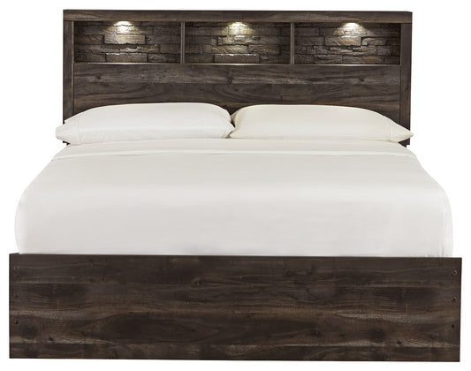 Vay Bay Queen Bookcase Panel Bed