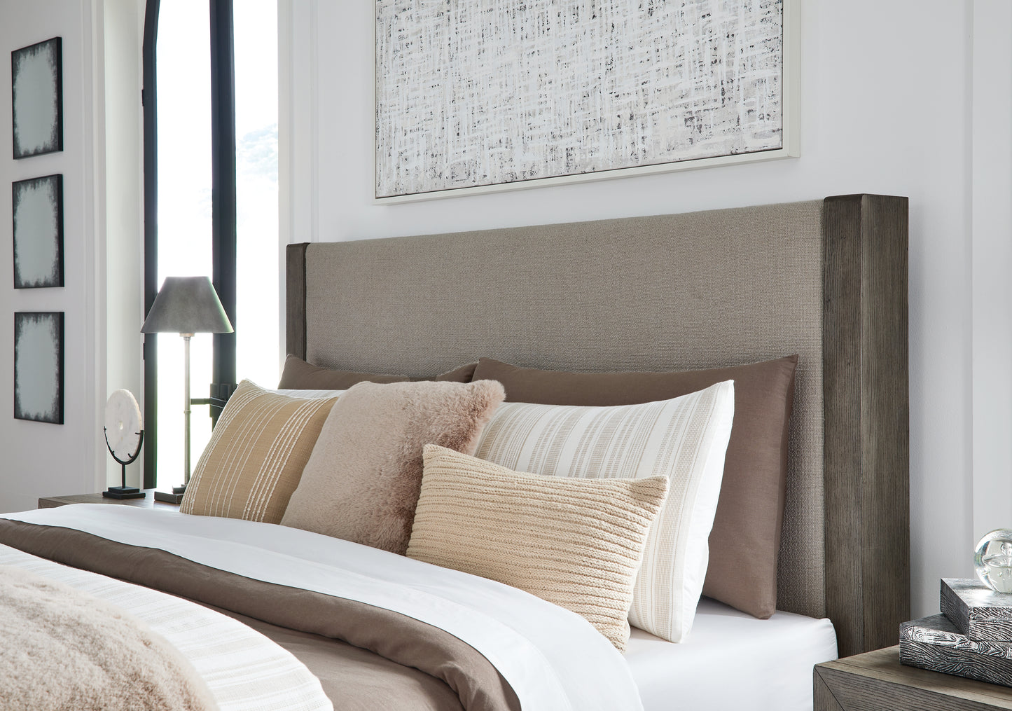 Anibecca Queen Upholstered Panel Bed