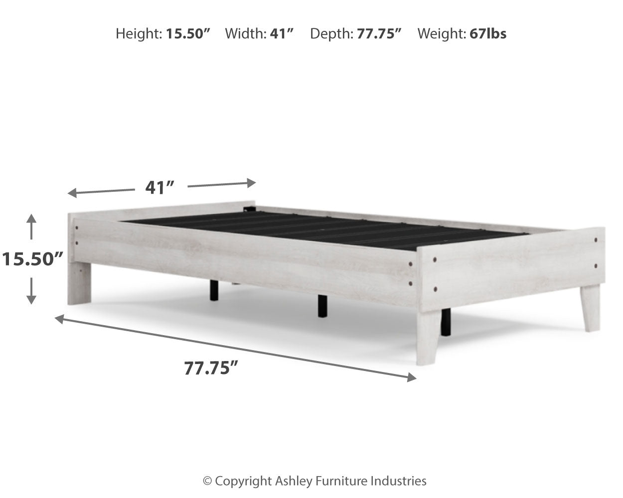 Shawburn Twin Platform Bed