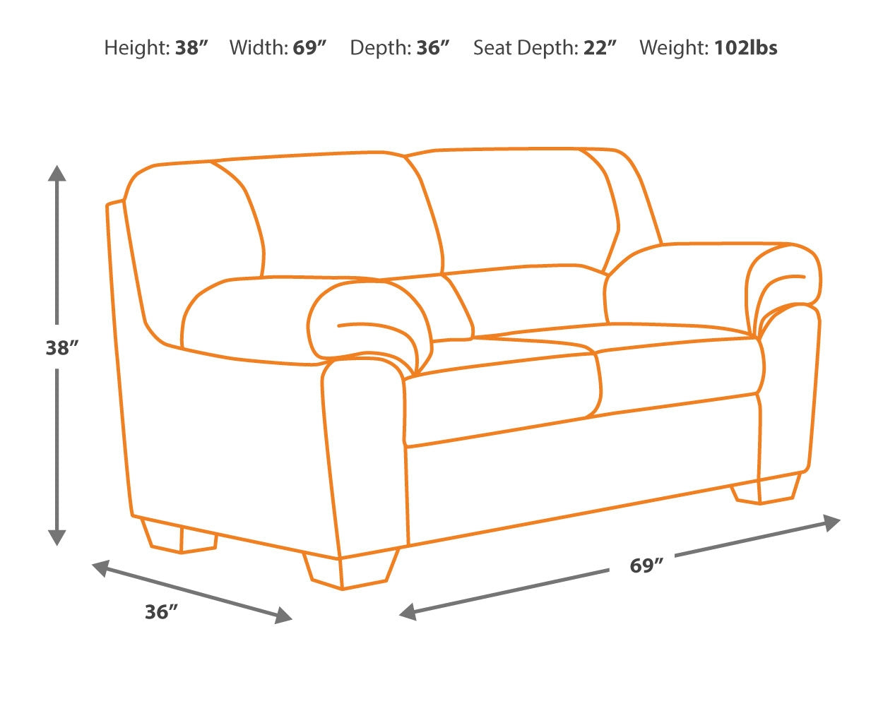 Bladen Loveseat