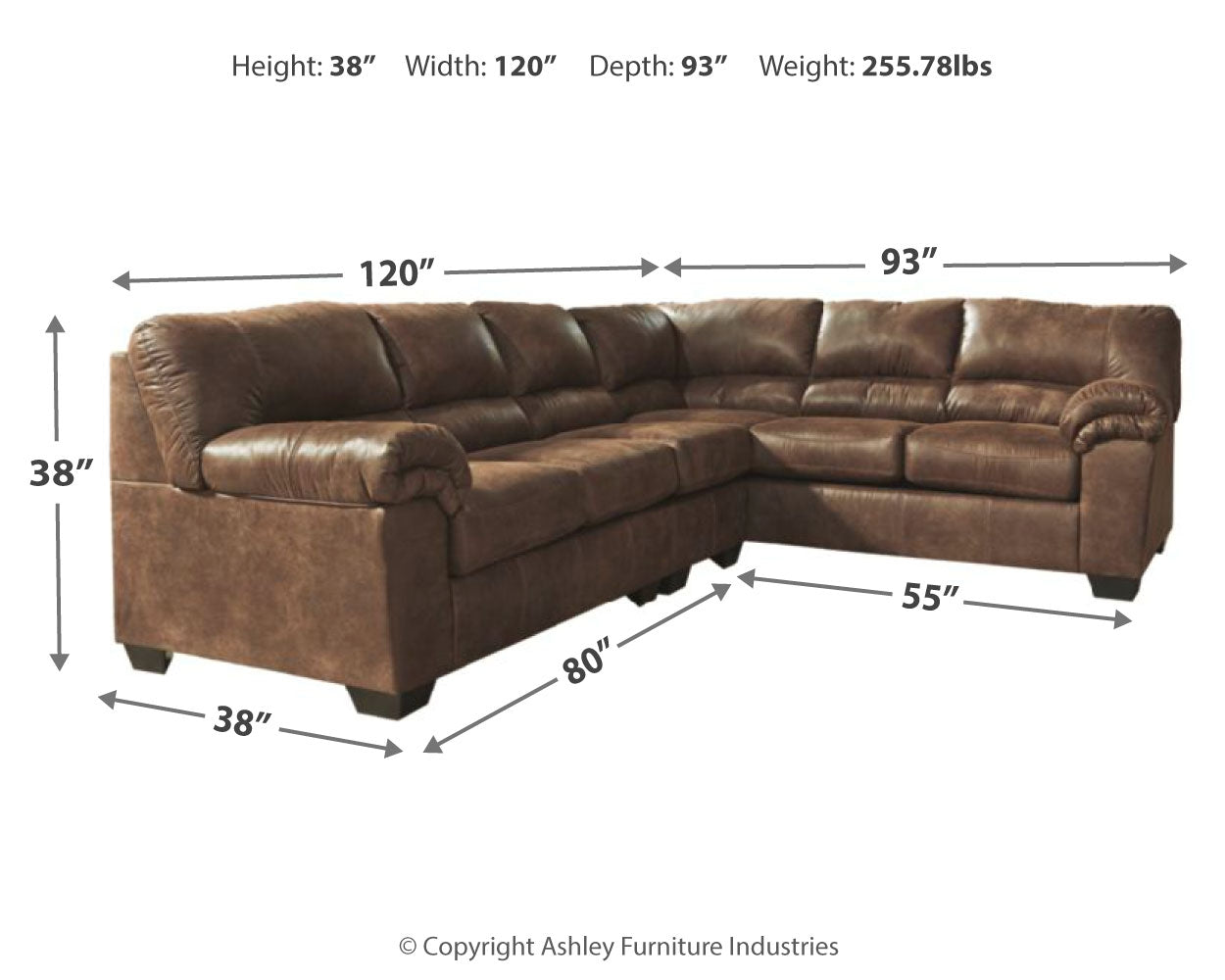 Bladen 3-Piece Sectional