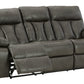 Willamen Reclining Sofa with Drop Down Table