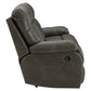 Willamen Reclining Sofa with Drop Down Table