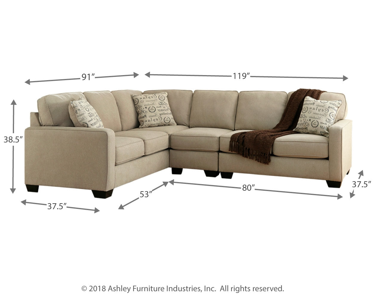 Alenya Left-Arm Facing Sofa
