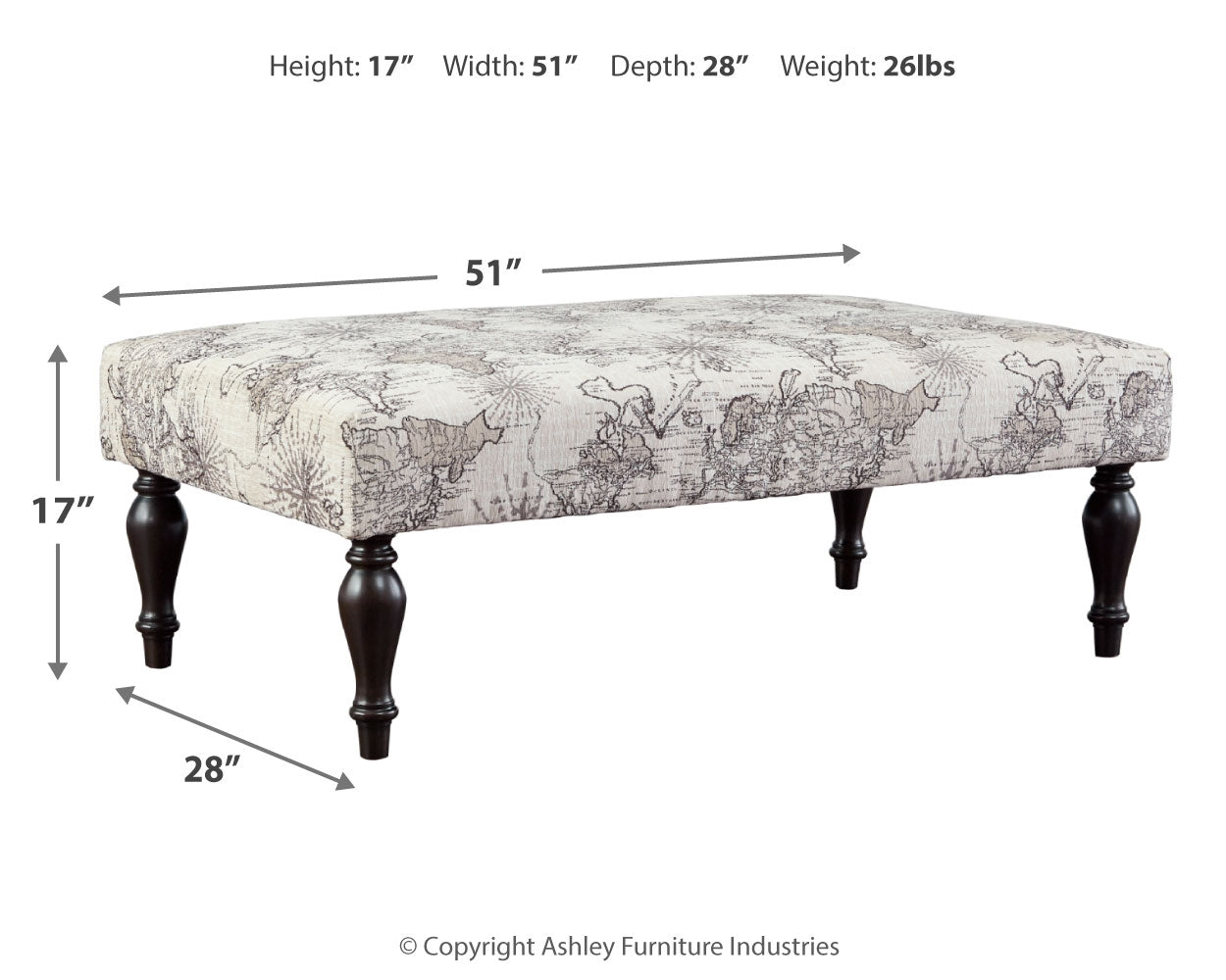 Sembler Oversized Accent Ottoman