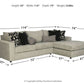 Ravenstone 2-Piece Sectional with Chaise