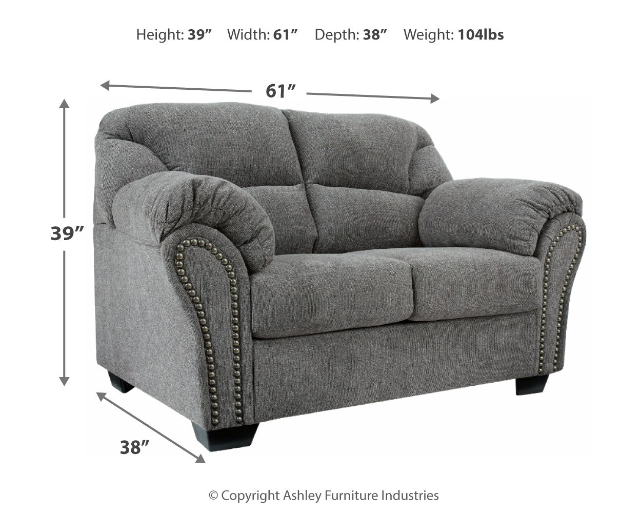 Allmaxx Loveseat