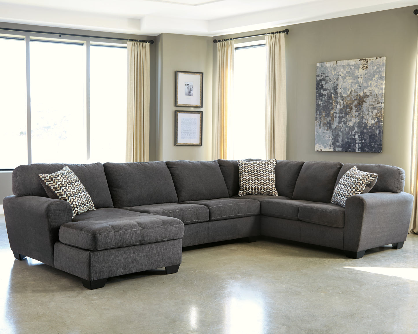 Sorenton 3-Piece Sectional with Chaise