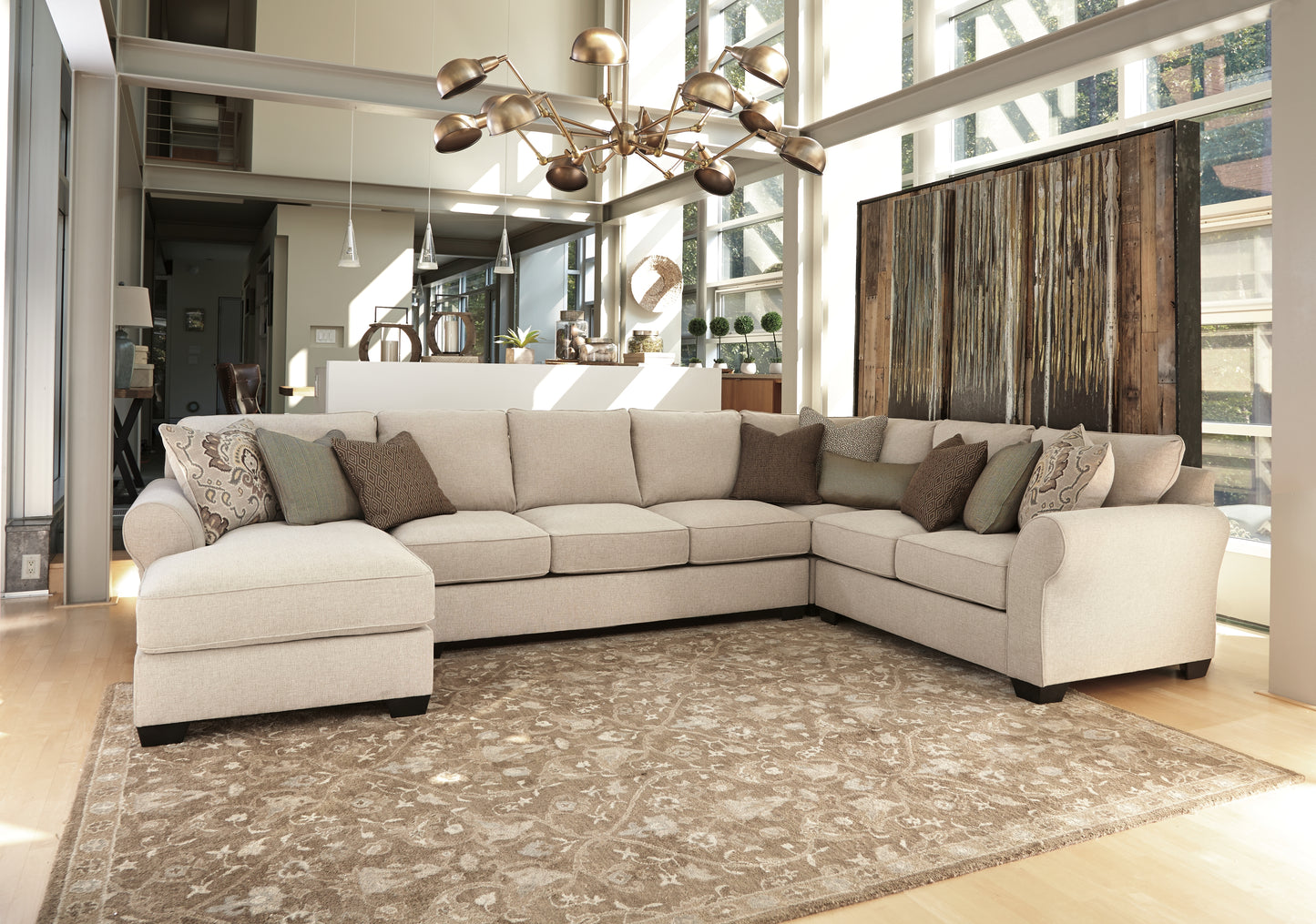 Wilcot 4-Piece Sectional with Chaise