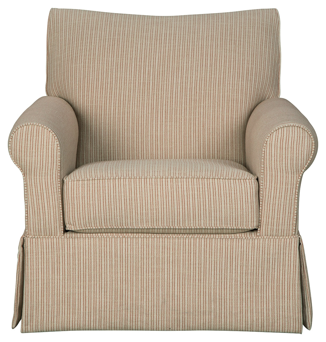 Almanza Swivel Glider Accent Chair