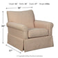 Almanza Swivel Glider Accent Chair