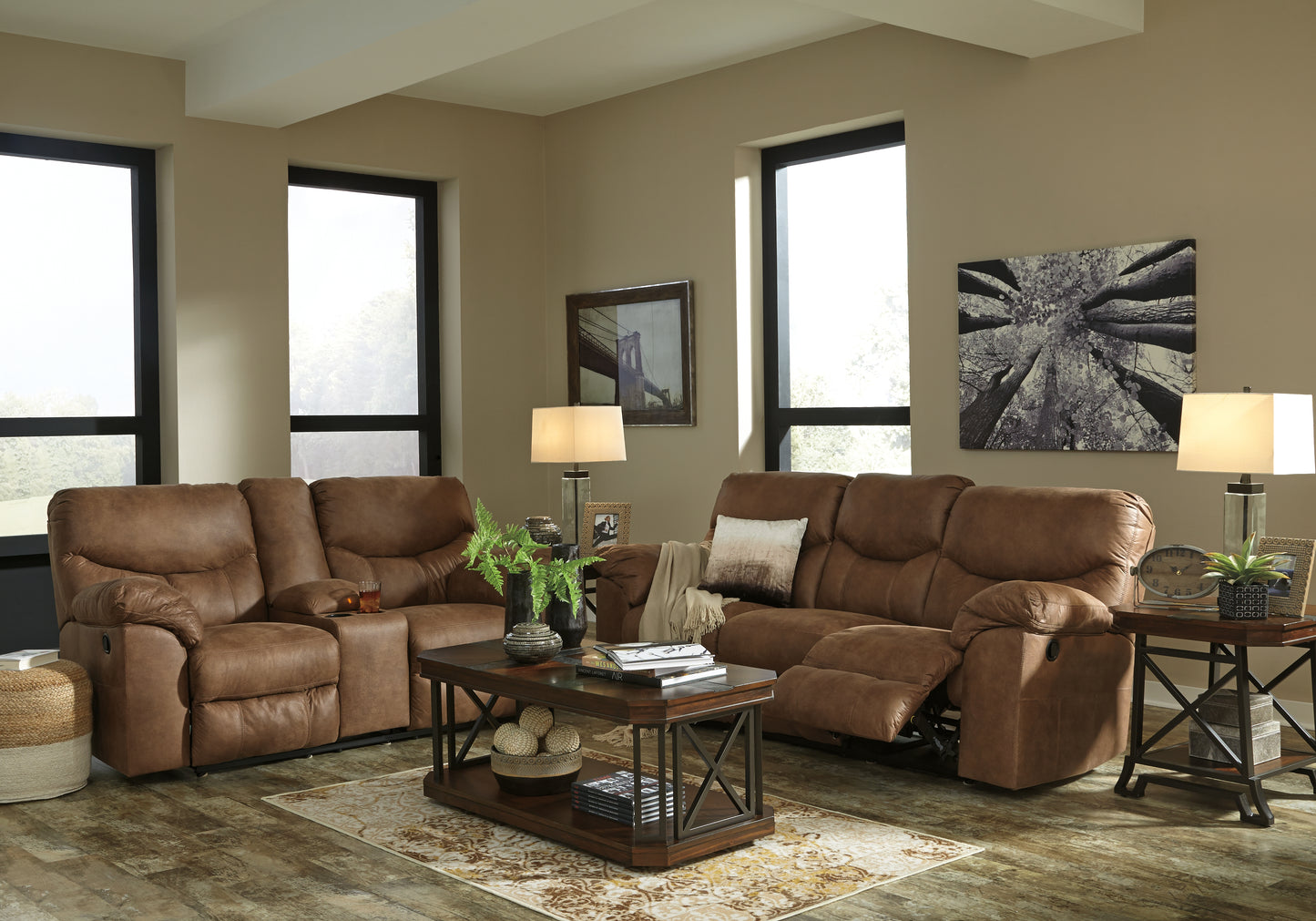 Boxberg Power Reclining Loveseat with Console