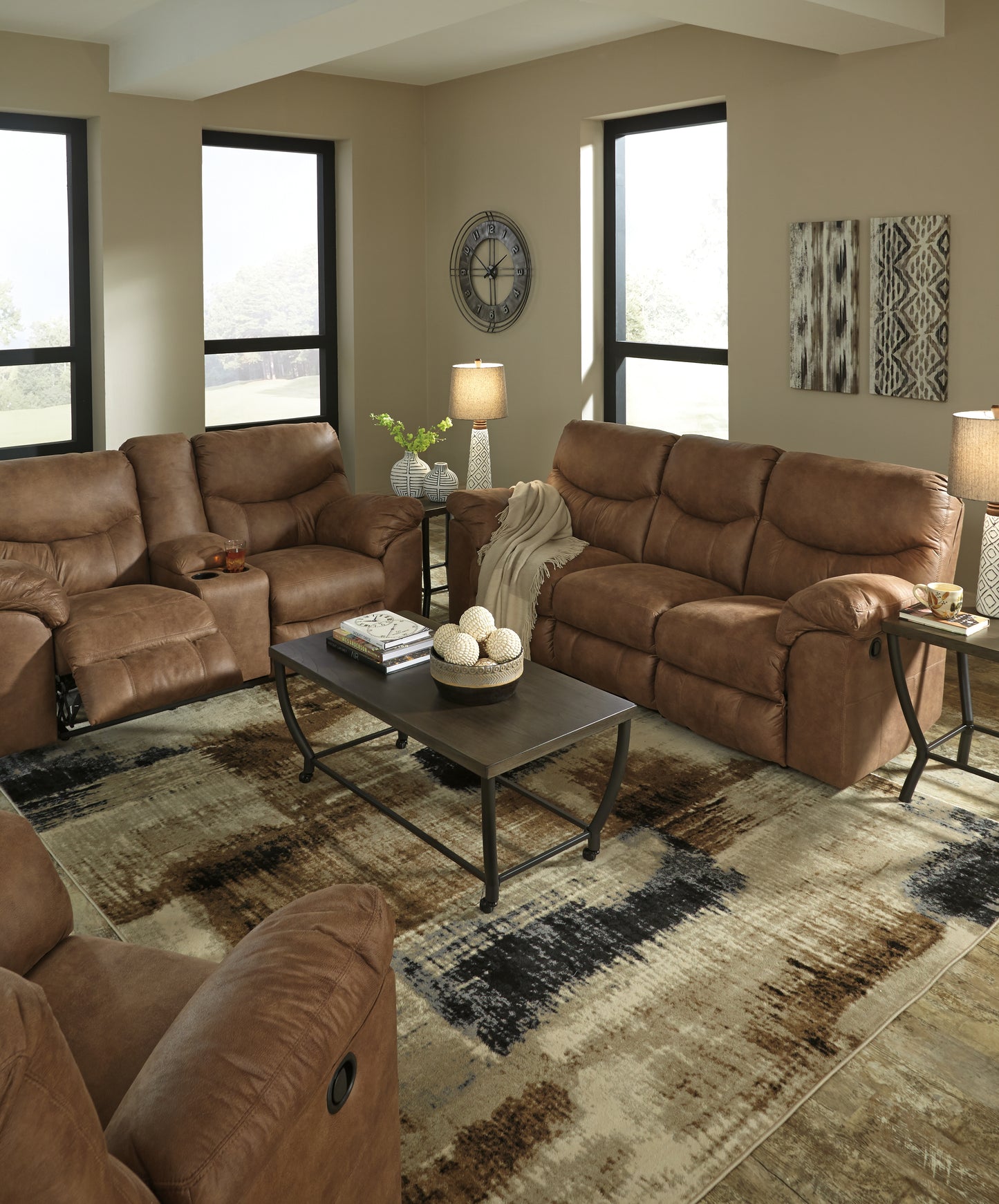 Boxberg Power Reclining Loveseat with Console