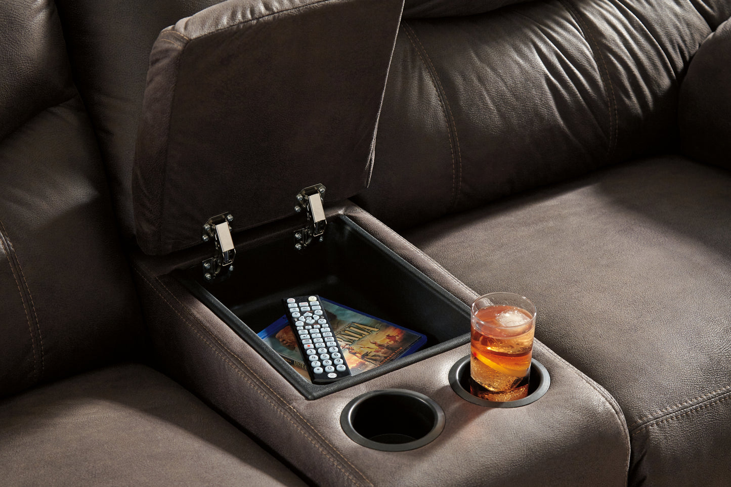 Boxberg Power Reclining Loveseat with Console