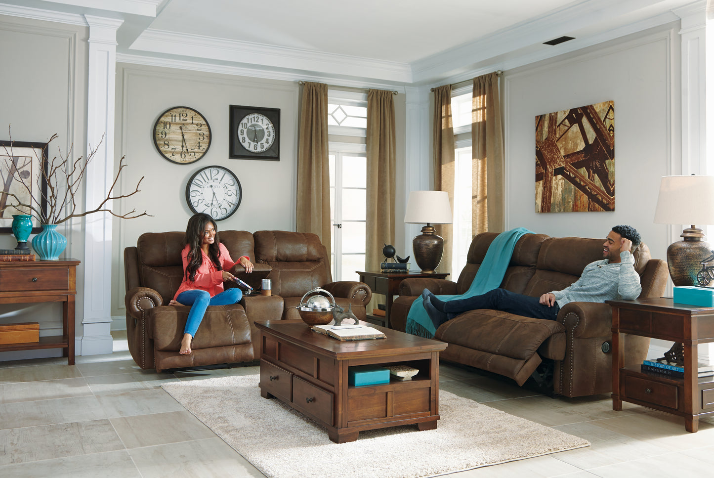 Austere Oversized Recliner