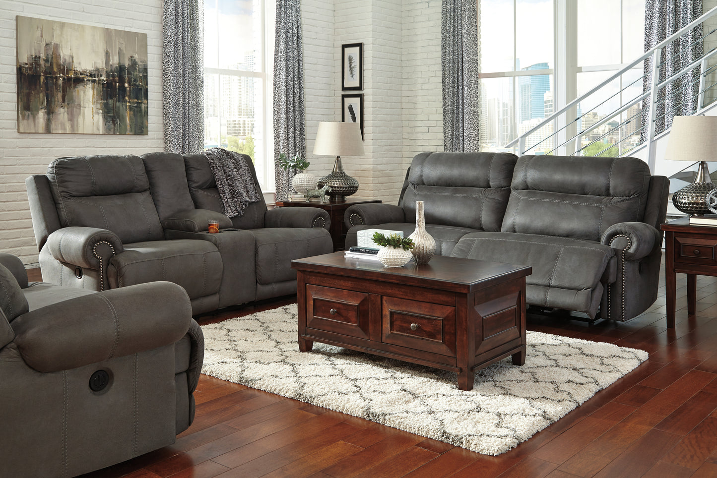 Austere Oversized Power Recliner
