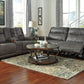 Austere Power Reclining Loveseat with Console