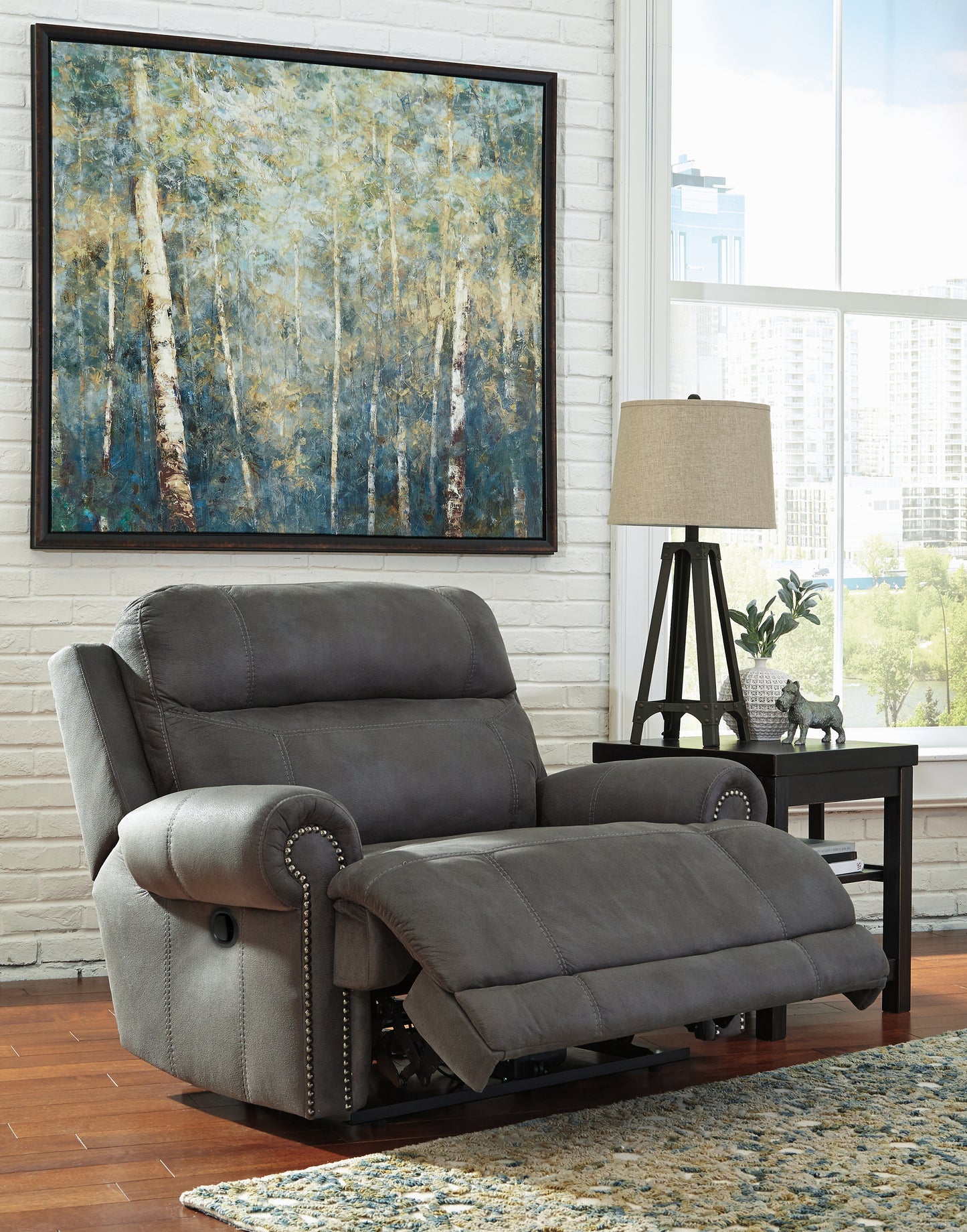 Austere Oversized Recliner
