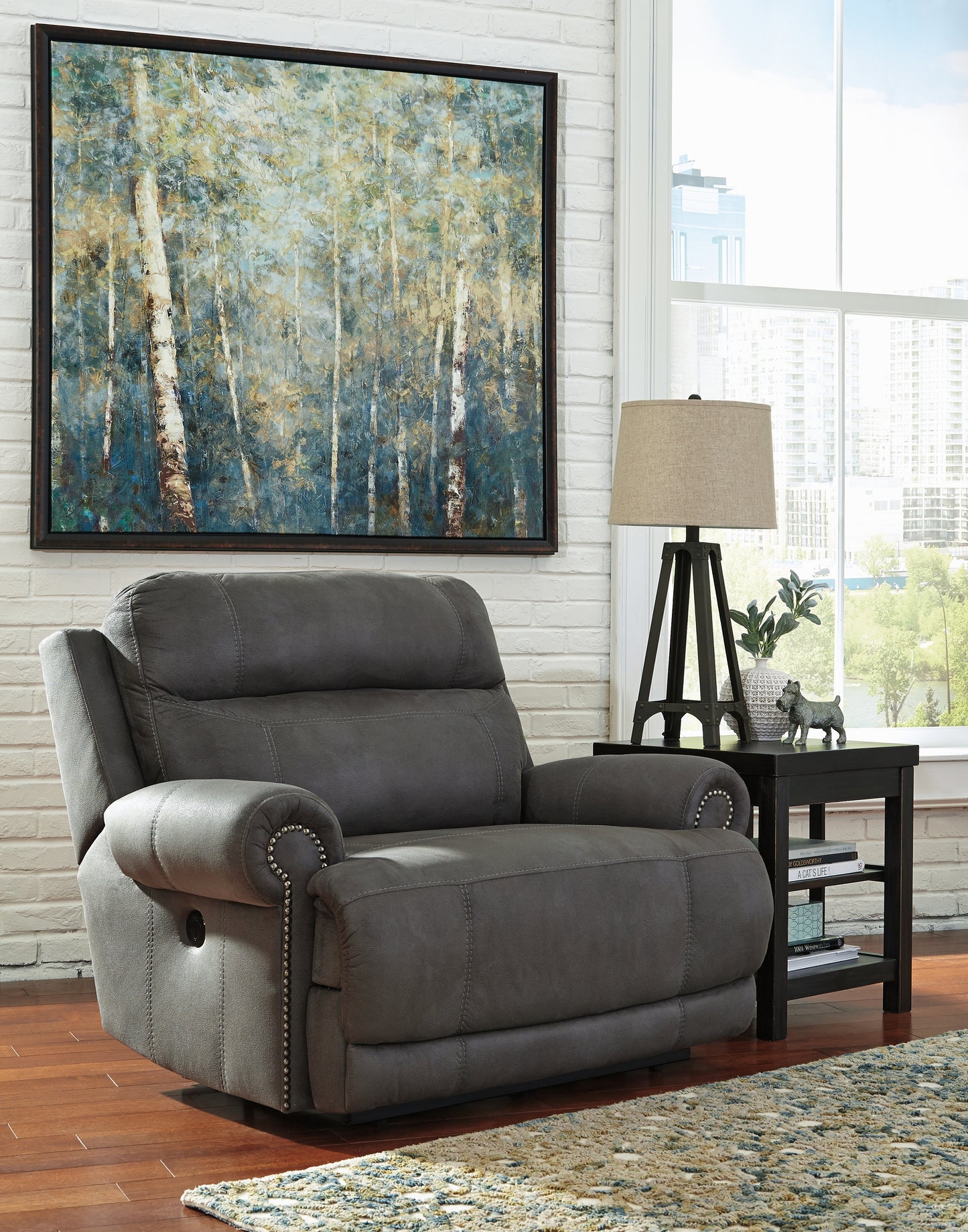 Austere Oversized Power Recliner