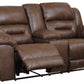 Stoneland Reclining Loveseat with Console