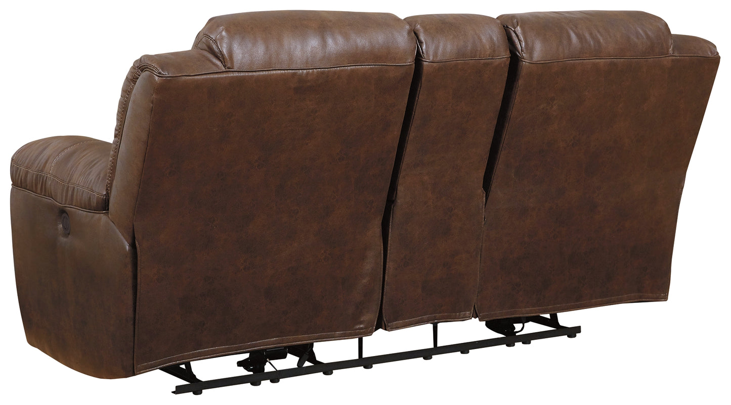 Stoneland Reclining Loveseat with Console