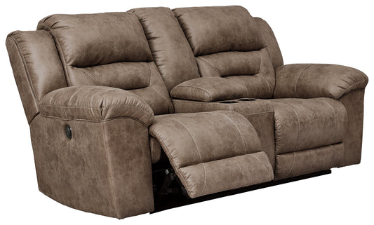 Stoneland Power Reclining Loveseat with Console