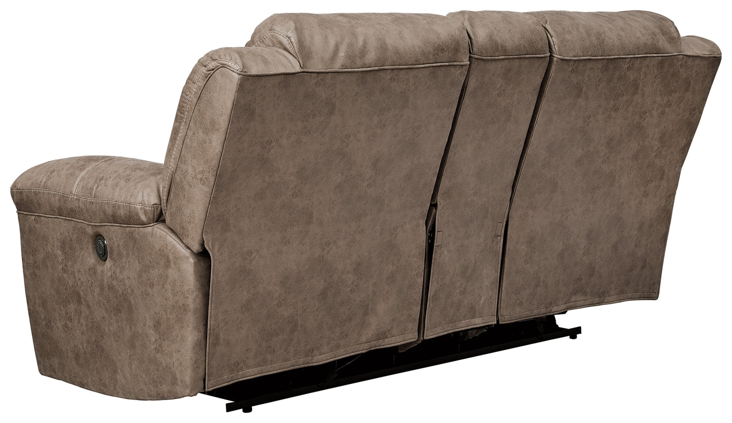 Stoneland Power Reclining Loveseat with Console