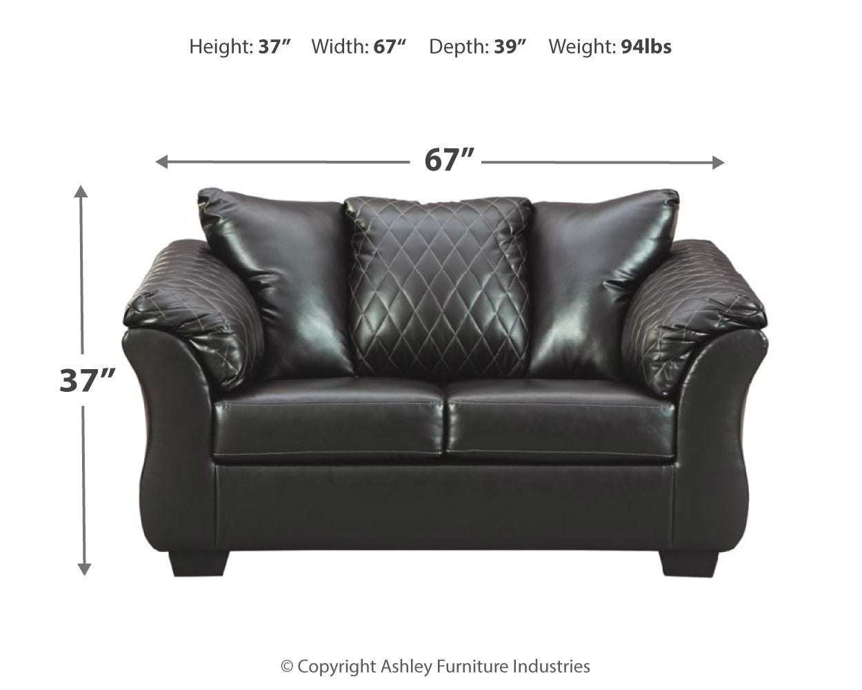 Betrillo Loveseat