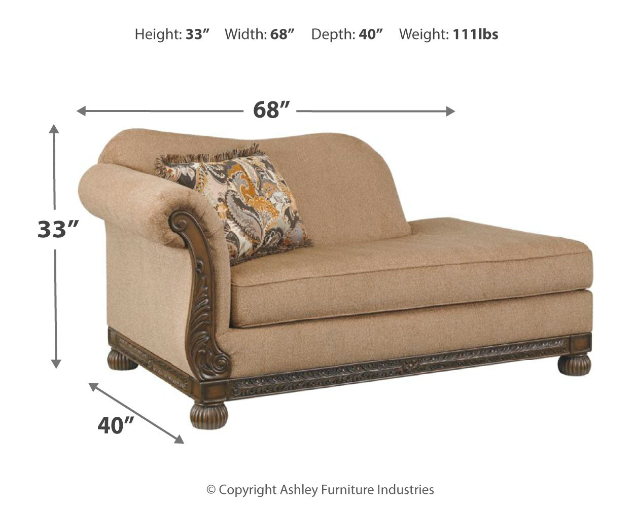 Westerwood Left-Arm Facing Corner Chaise