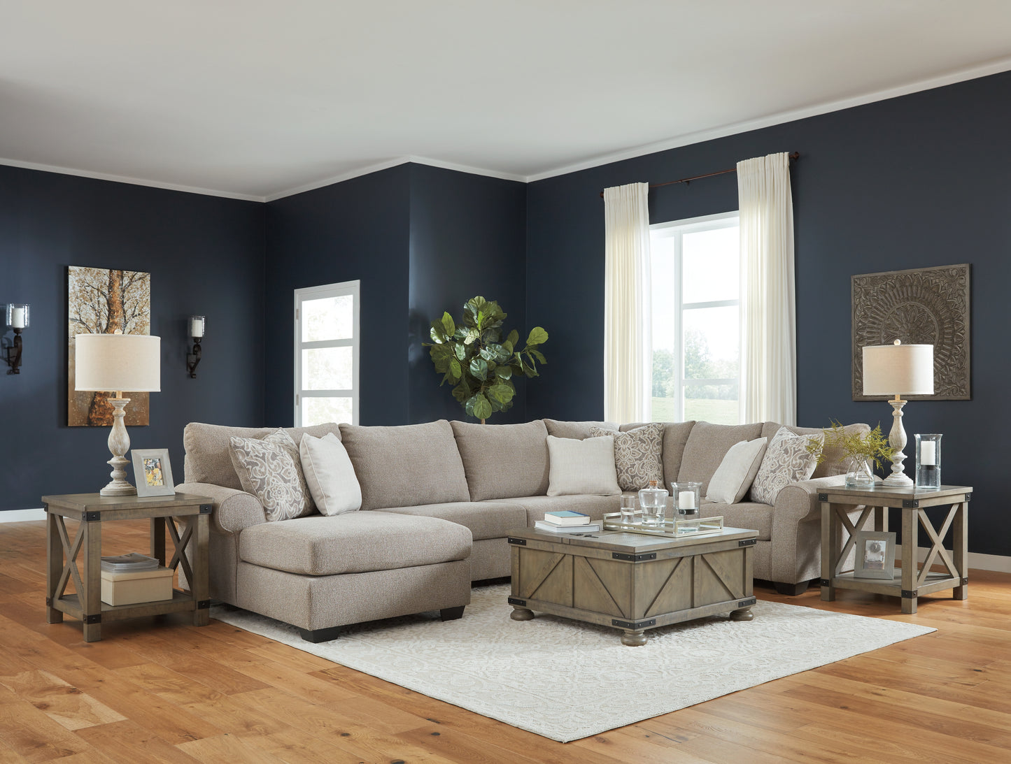Baranello 3-Piece Sectional with Chaise