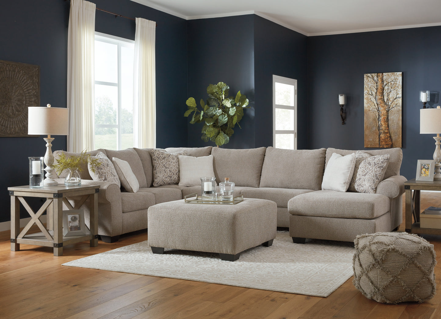Baranello 3-Piece Sectional with Chaise