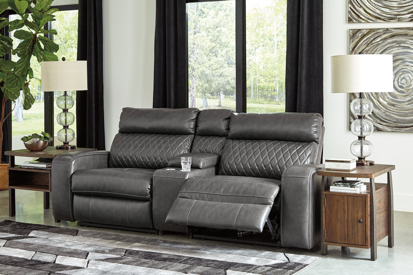 Samperstone Right-Arm Facing Power Recliner