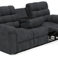 Wilhurst Reclining Sofa with Drop Down Table