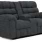 Wilhurst Reclining Loveseat with Console