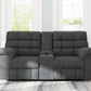 Wilhurst Reclining Loveseat with Console