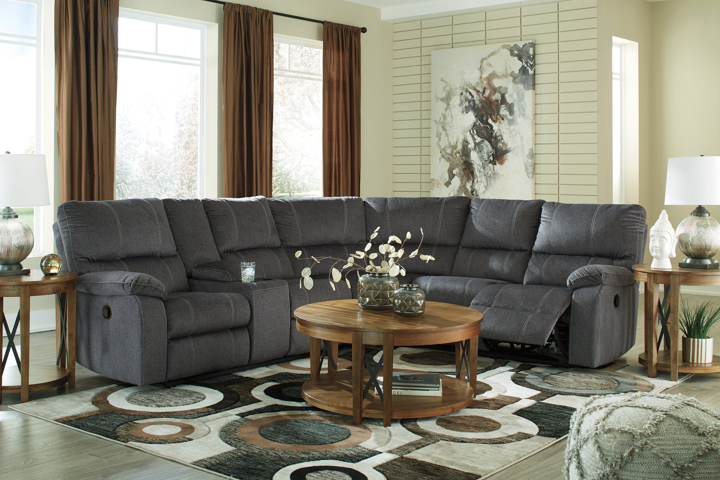 Urbino 3-Piece Reclining Sectional