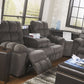 Acieona Reclining Sofa with Drop Down Table