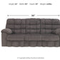 Acieona Reclining Sofa with Drop Down Table