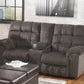 Acieona Reclining Loveseat with Console