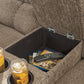 Workhorse Reclining Loveseat with Console