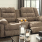 Workhorse Reclining Loveseat with Console