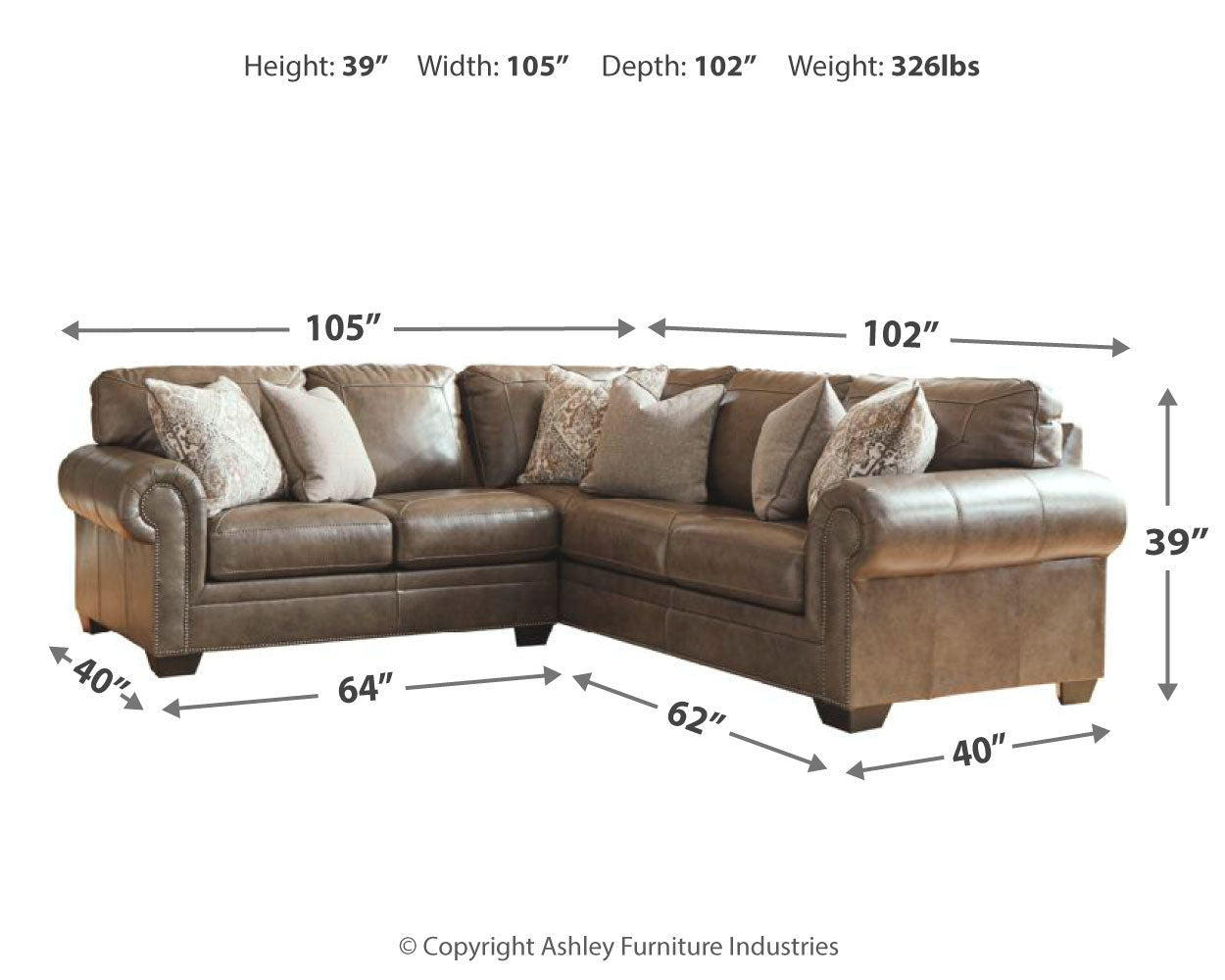 Roleson 2-Piece Sectional