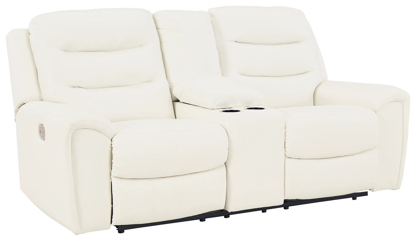 Warlin Power Reclining Loveseat with Console