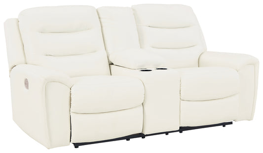 Warlin Power Reclining Loveseat with Console