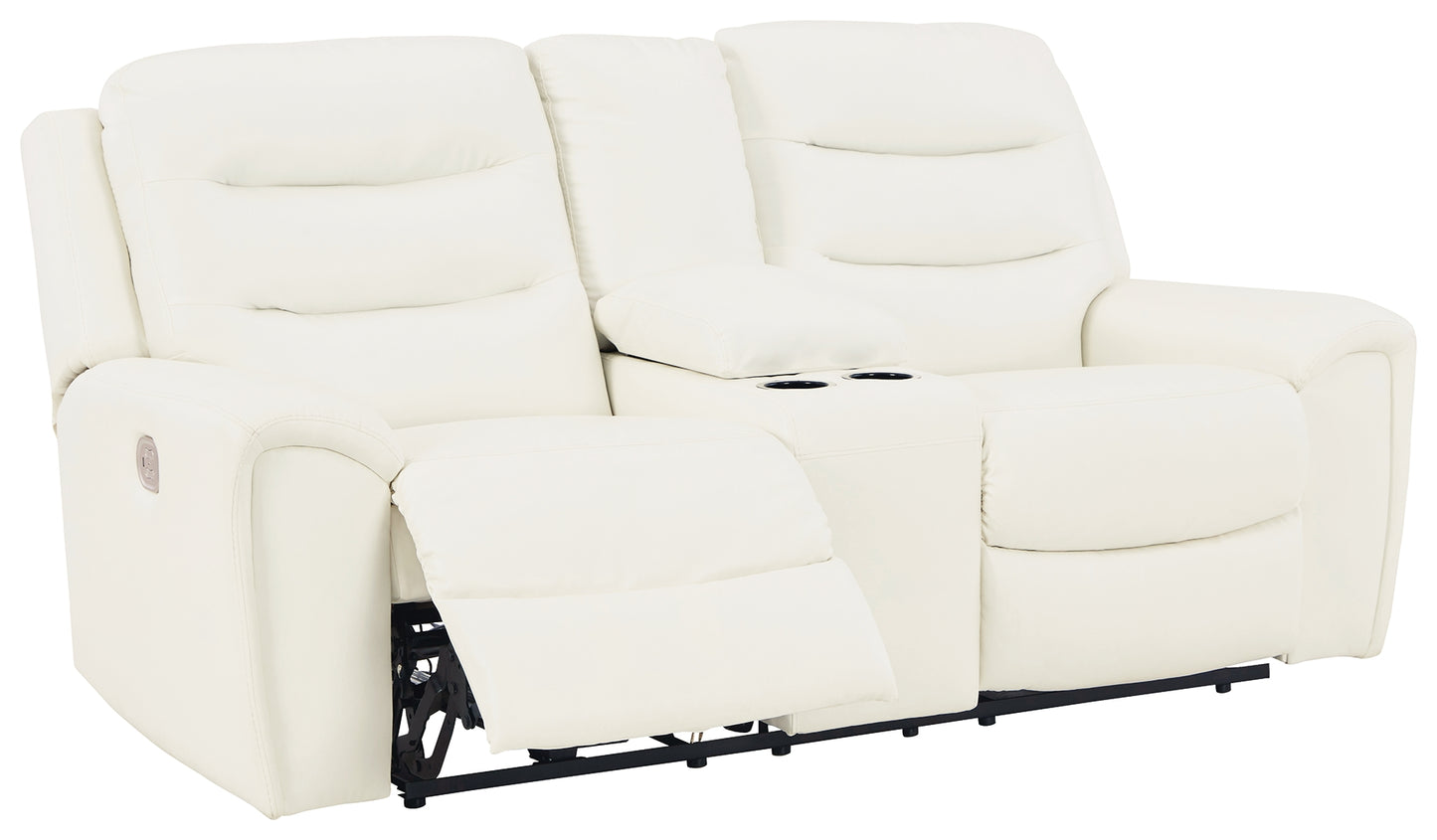 Warlin Power Reclining Loveseat with Console