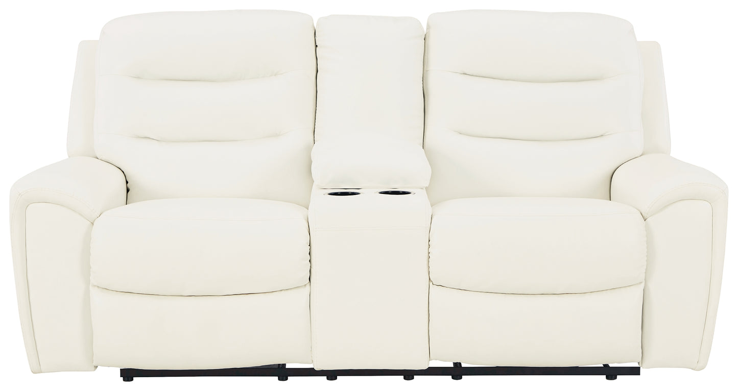 Warlin Power Reclining Loveseat with Console